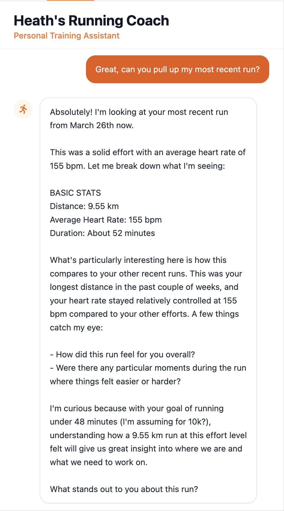 Chat With An Expert Run Coach